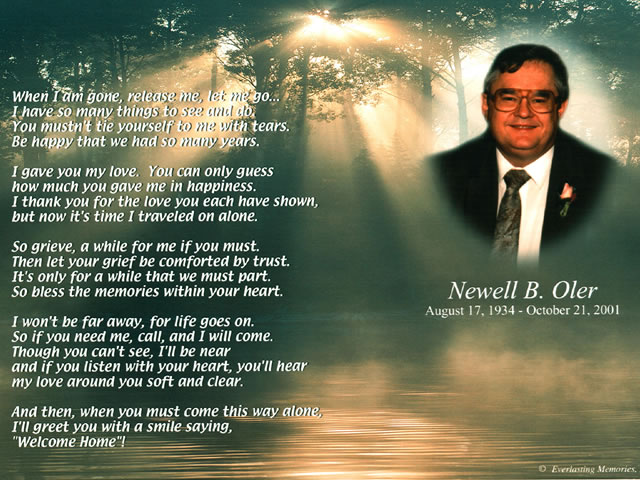 Newell Oler - August 17th, 1934 to October 21st, 200
